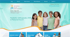 Desktop Screenshot of 4kidsortho.com